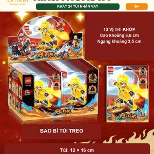 Khay 24 túi đồ chơi lắp ráp ninja Noruta P3195 tại NATIKAT