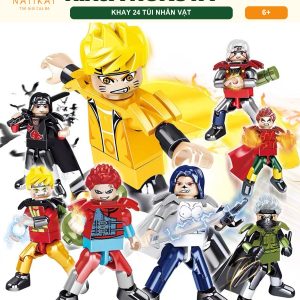Đồ chơi lắp ráp Noruta P3195 với các mô hình nhân vật ninja tại NATIKAT